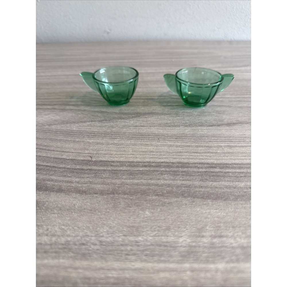 Akro agate glass miniature Kids Etherum Glass Cup Pitcher Lot